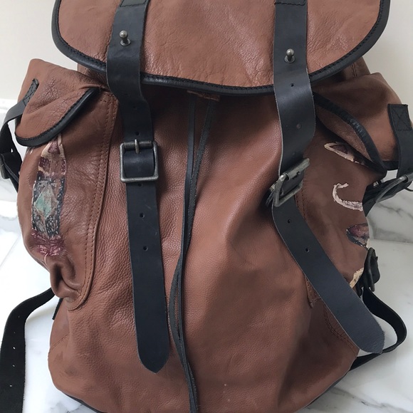 Free People Leather Backpack - Picture 2 of 11